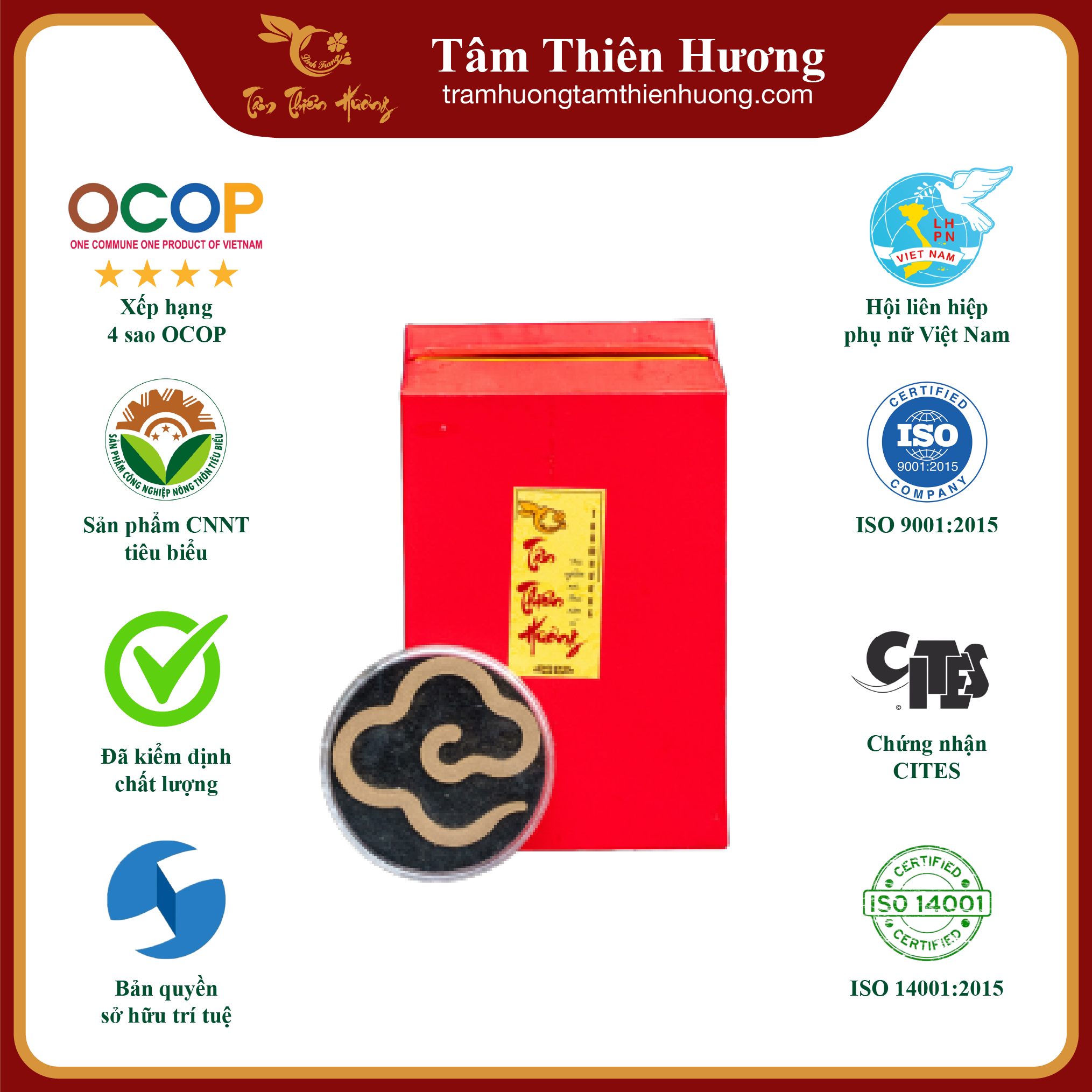 Trầm Hương Vân Mây Loại 6 vân cao cấp