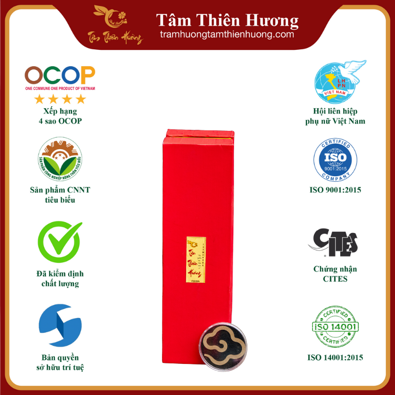 Trầm Hương Vân Mây Loại 20 vân cao cấp