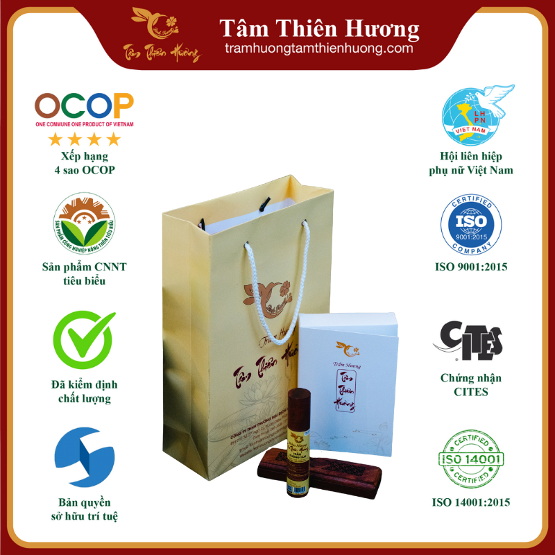 Bộ quà tặng Chữa Lành (Trầm không tăm mini)